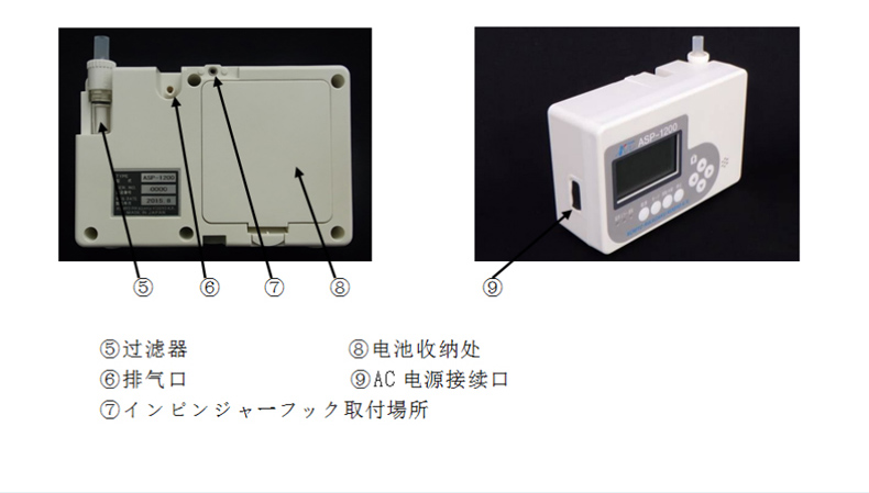 光明理化学北川式ASP-1200空气取样器（日本进口）-甲醛检测-日本荃芬